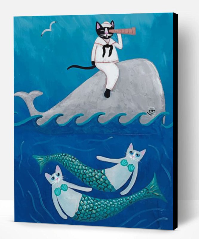 The Sailor And The Mercats Paint By Number