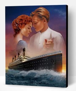 Titanic Jack And Rose Paint By Number