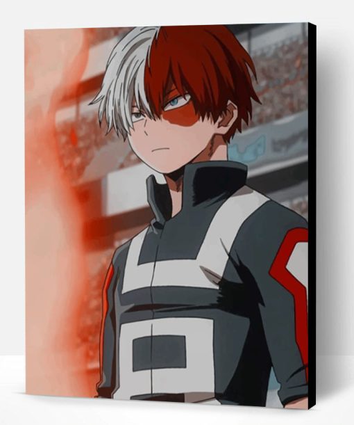 Aesthetic Shoto Todoroki Paint By Number