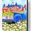 Truck Floral Garden Paint By Number