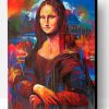 Vintage Colorful Mona Lisa Paint By Number