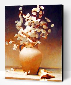 Vintage Vase Of Flowers Paint By Number