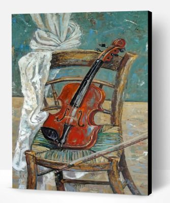 Vintage Violin Paint By Number