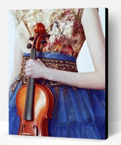 Vintage Violinist Paint By Number