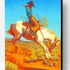 Western Native On Horse Paint By Number