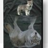 Wolf Reflection Paint By Number