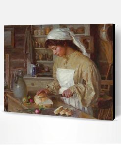 Woman In The Kitchen Paint By Number