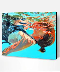 Woman In The Water Paint By Number