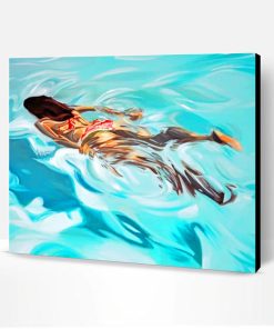 Woman Swimming Paint By Number