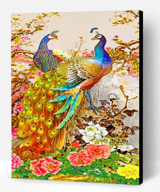 Aesthetic Peacocks Paint By Number