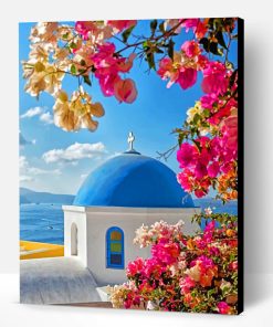 Castle Of Oia Greece Paint By Number