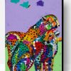 Colorful Cheetah Paint By Number