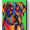 Colorful Dog Boxer Paint By Number