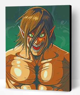 Eren Attack On Titan Paint By Number