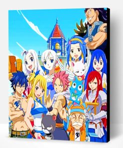 Fairy Tail Anime Paint By Number