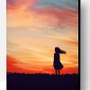 Girl Silhouette Paint By Number