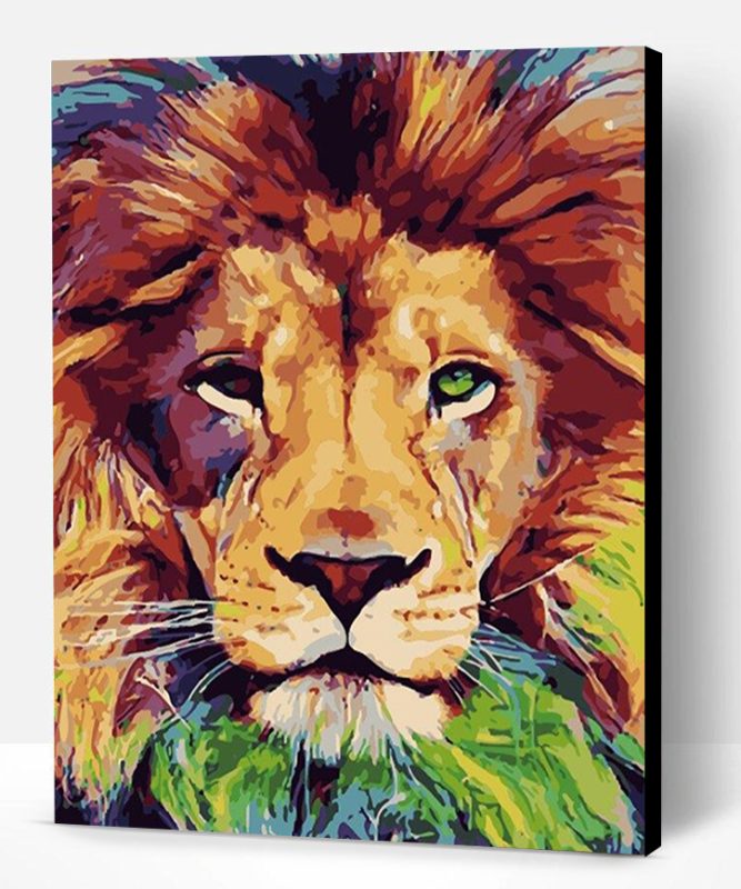 Lion Portrait Paint By Number
