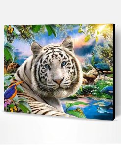 Tropical Tiger Paint By Number