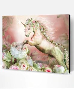 Unicorn Rose Paint By Number