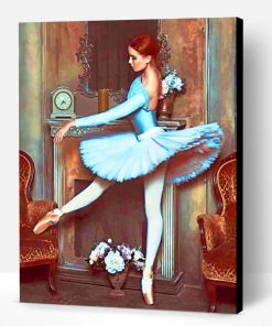 Vintage Ballerina Dancing Paint By Number