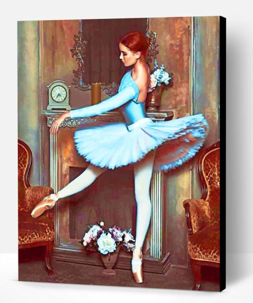 Vintage Ballerina Dancing Paint By Number