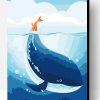 Whale in The Ocean Paint By Number