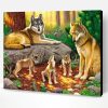 Wolf Family Paint By Number
