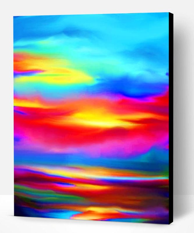 Abstract Colors Paint By Number
