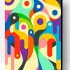 Abstract Colors Mix Up Paint By Number