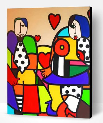 Abstract Couple Paint By Number