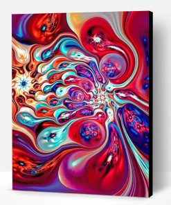 Abstract Mix Up Colors Paint By Number