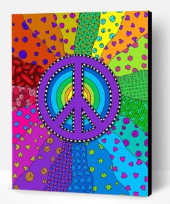 Abstract Peace Paint By Number