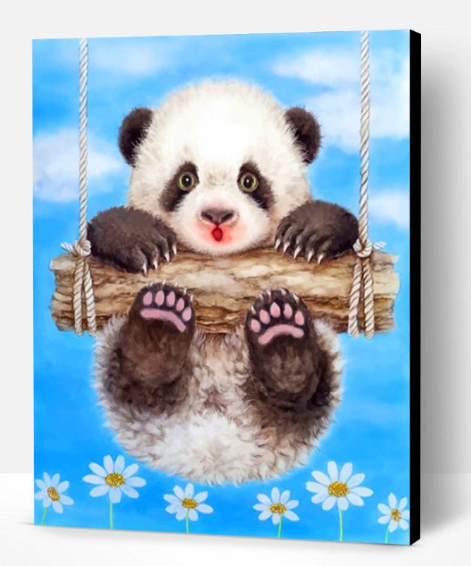 Adorable Panda Paint By Number