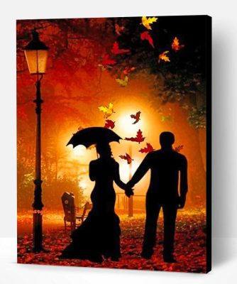 Autumn Couple Paint By Number