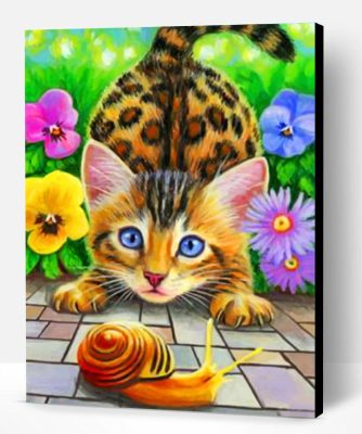 Bengal Cat Paint By Number