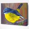 Black And Yellow Bird Paint By Number
