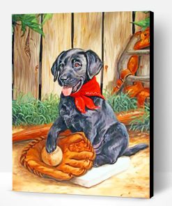 Black Dog Paint By Number