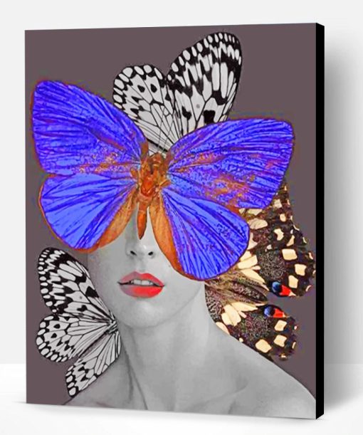 Butterfly Woman Paint By Number