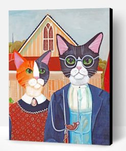 Cats Couple Paint By Number