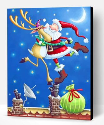 Christmas Santa Claus Paint By Number