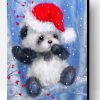 Christmas Panda Paint By Number