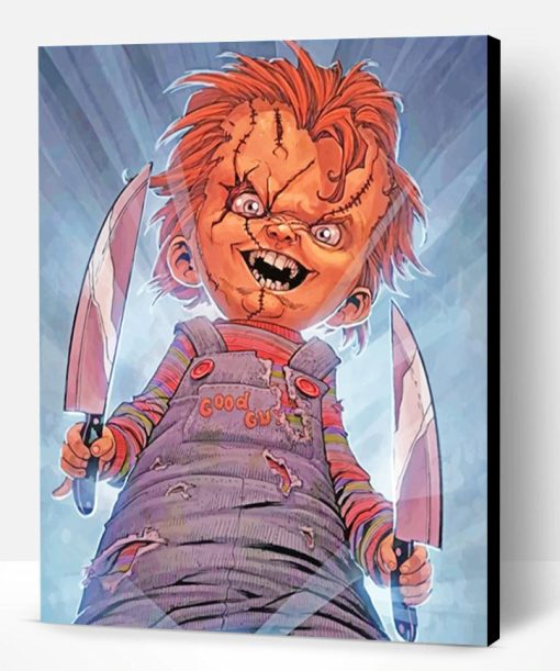 Chucky Comic Paint By Number