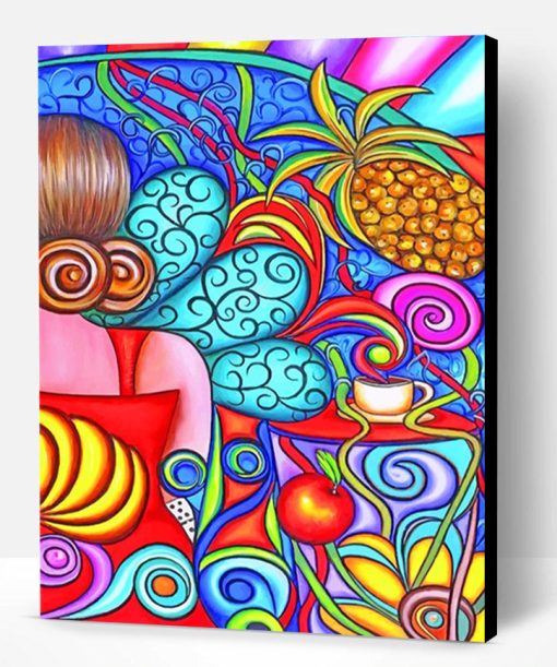 Colorful Abstract Paint By Number