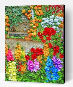 Colorful Flowers Paint By Number