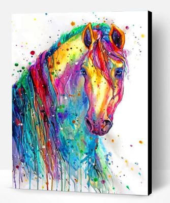 Colorful Horse Paint By Number