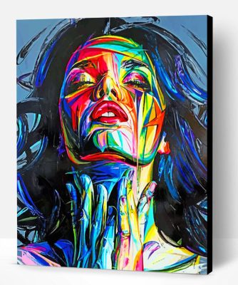 Colorful Woman Paint By Number