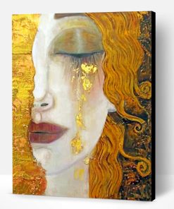 Crying Gold Paint By Number