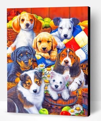 Dogs Family Paint By Number