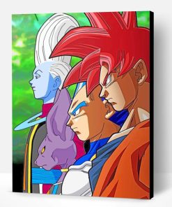 Dragon Ball Squad Paint By Number