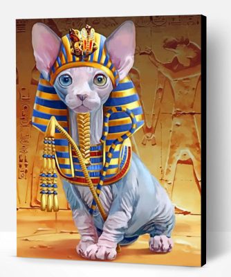 Egyptian Cat Paint By Number